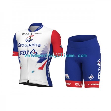 Femme Tenue Cycliste et Cuissard 2022 Groupama-FDJ N001